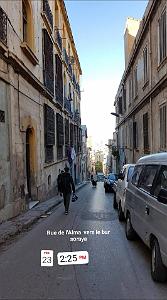 ORAN Rue de l'Alma vers le bar Soria